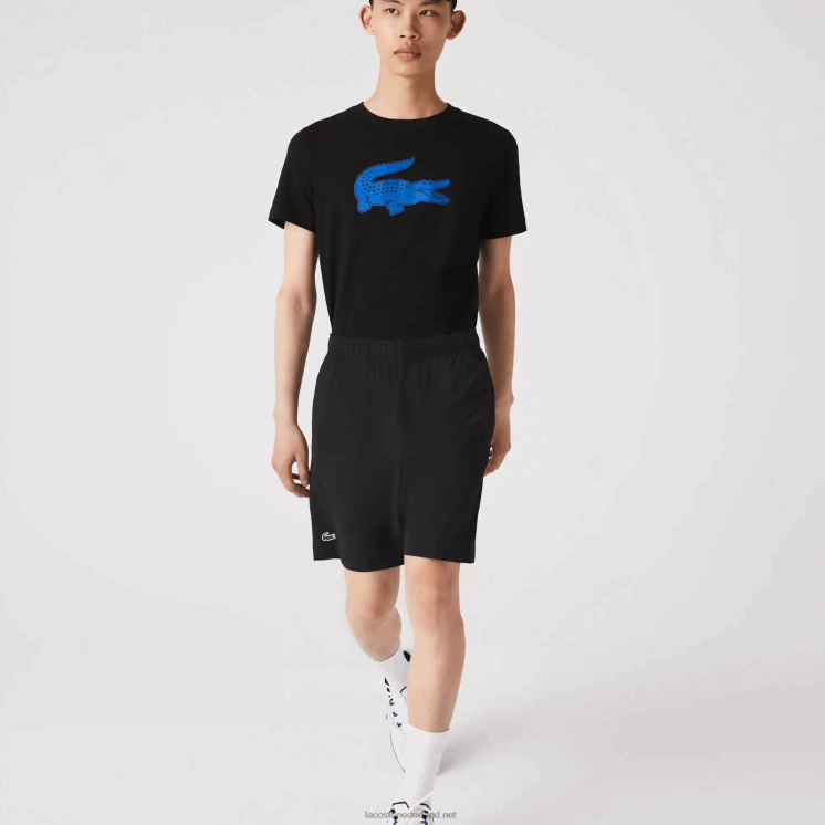 Lacoste ultralichte sportbroek 0828H1410 zwart wit 258 Heren
