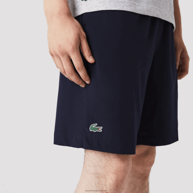 Lacoste ultralichte sportbroek 0828H1411 marineblauw wit 525 Heren