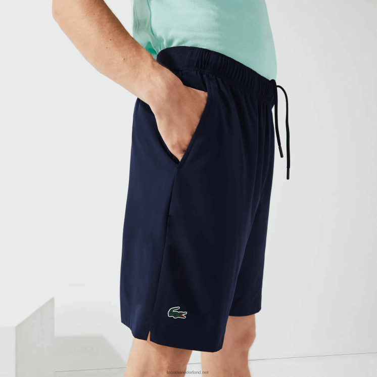 Lacoste ultralichte sportbroek 0828H1411 marineblauw wit 525 Heren