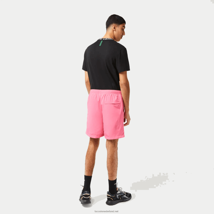 Lacoste waterdichte korte broek 0828H466 roze 2r3 Heren