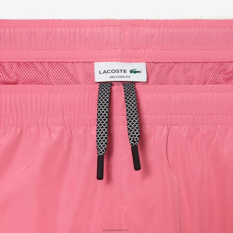 Lacoste waterdichte korte broek 0828H466 roze 2r3 Heren