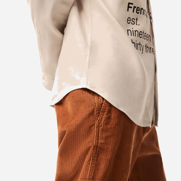 Lacoste Flanellen overhemd met normale pasvorm 0828H1654 beige zwart ub7 Heren