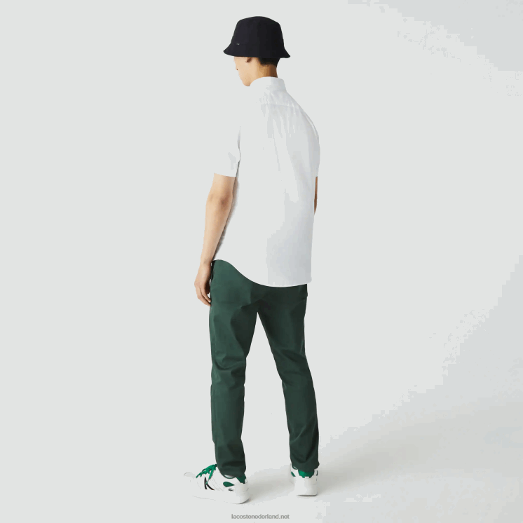 Lacoste katoenen overhemd met normale pasvorm 0828H450 wit 001 Heren