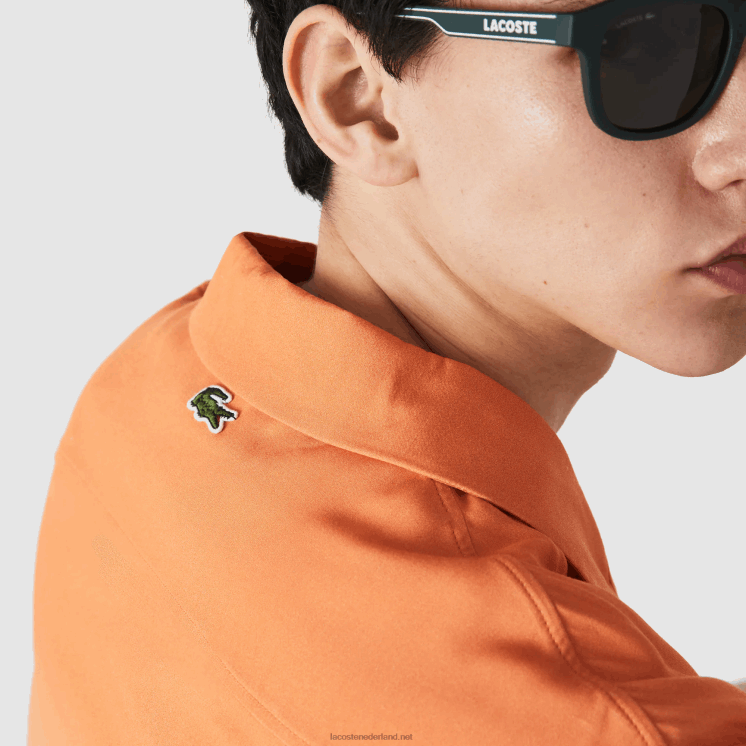 Lacoste live relaxed fit overhemd met graduele print 0828H1584 oranje wit geel z81 Heren
