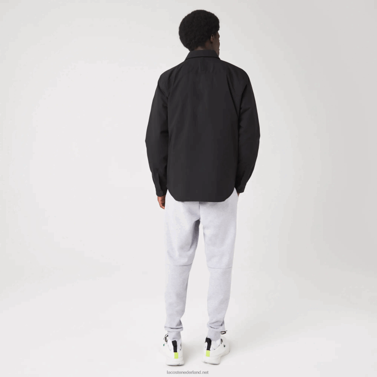 Lacoste waterafstotend overshirt 0828H1569 zwart 031 Heren