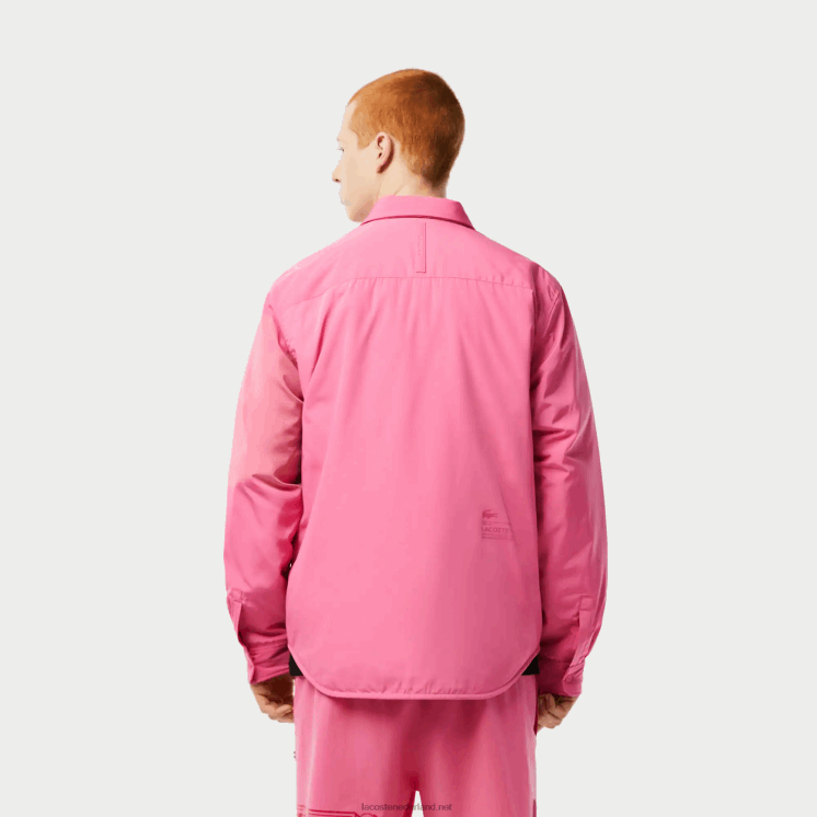 Lacoste waterafstotend overshirt 0828H498 roze 2r3 Heren