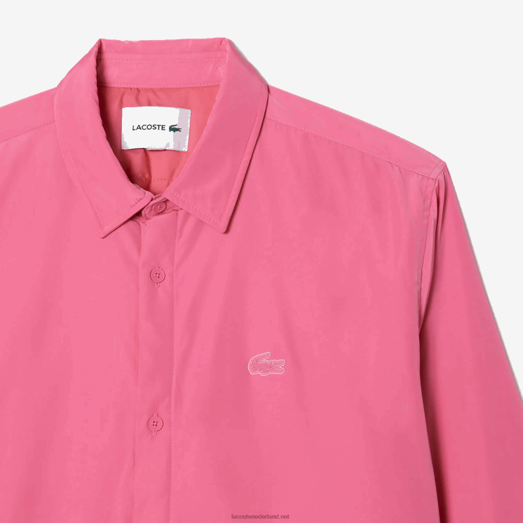 Lacoste waterafstotend overshirt 0828H498 roze 2r3 Heren