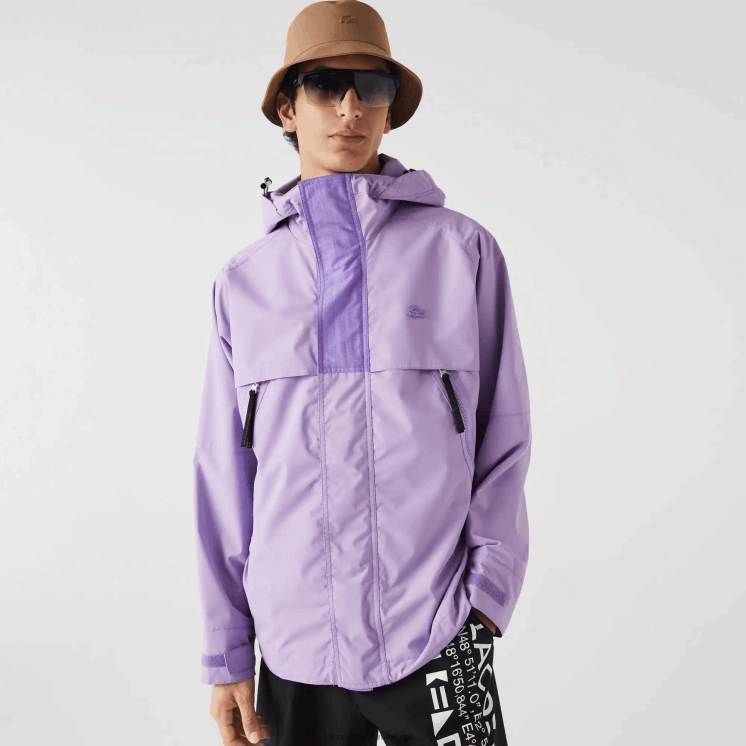 Lacoste waterafstotende parka 0828H1256 paarse gfu Heren
