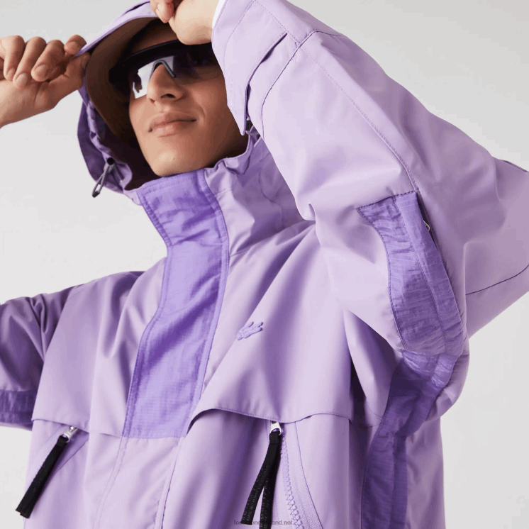 Lacoste waterafstotende parka 0828H1256 paarse gfu Heren