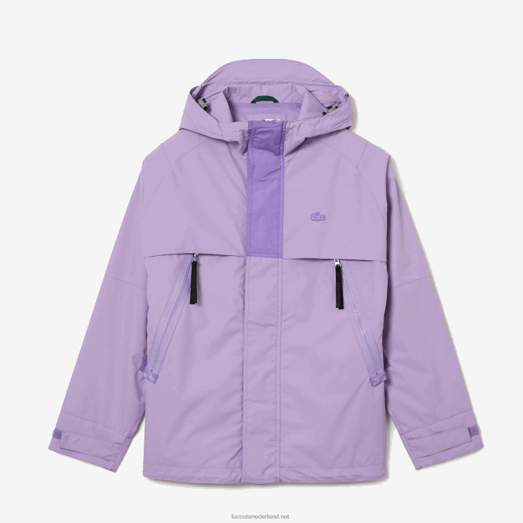 Lacoste waterafstotende parka 0828H1256 paarse gfu Heren