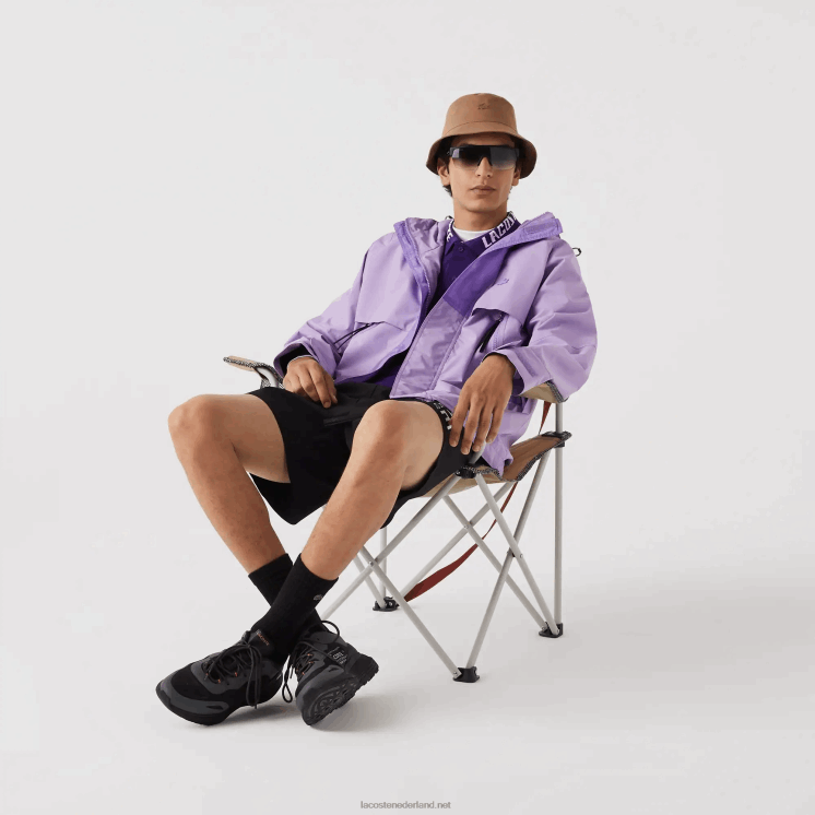 Lacoste waterafstotende parka 0828H1256 paarse gfu Heren