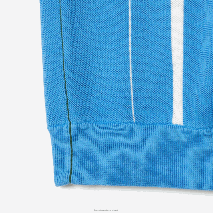 Lacoste Gestreepte polo van biologisch katoen 0828H441 blauw wit kl Heren
