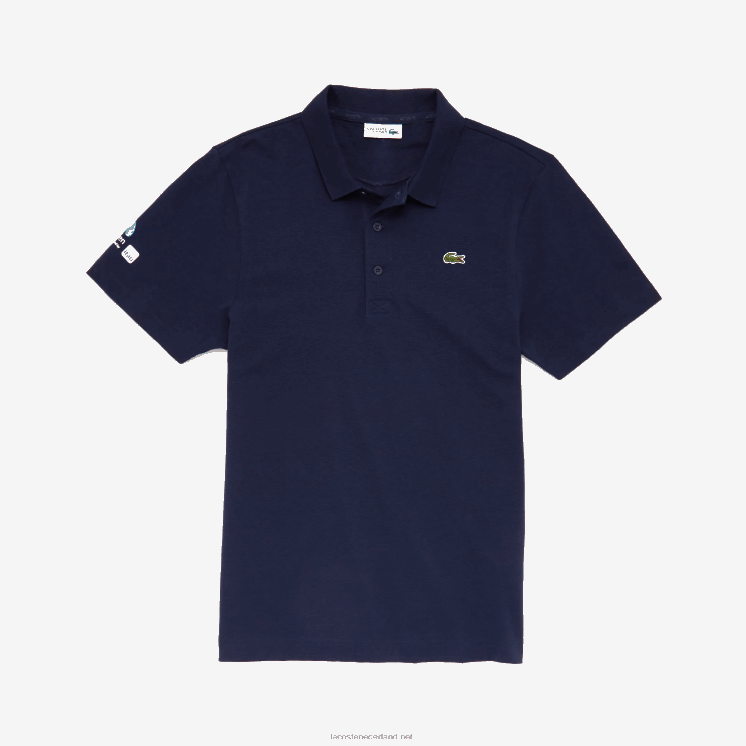 Lacoste Miami open polo met normale pasvorm 0828H916 marineblauw 166 Heren
