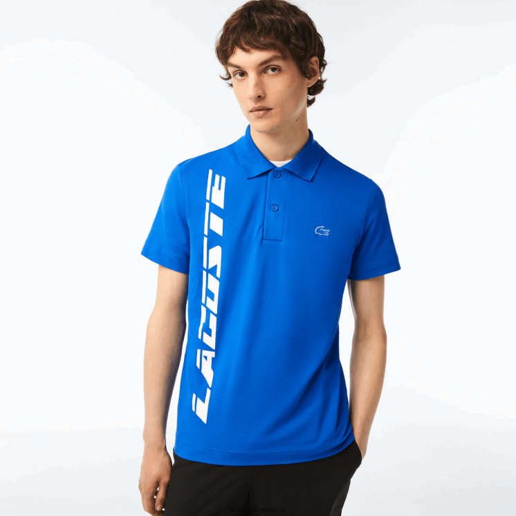 Lacoste Pique polo met normale pasvorm 0828H625 blauw k1q Heren