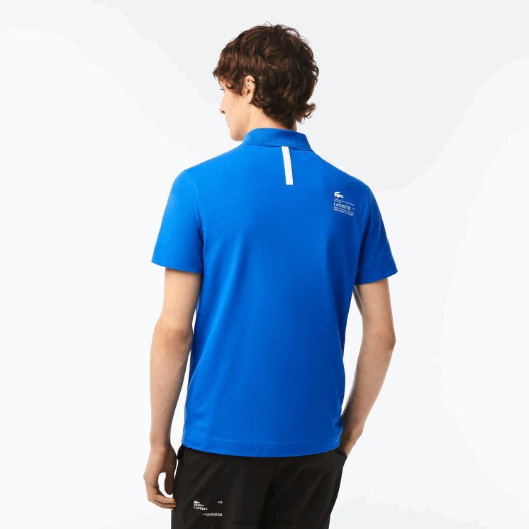 Lacoste Pique polo met normale pasvorm 0828H625 blauw k1q Heren