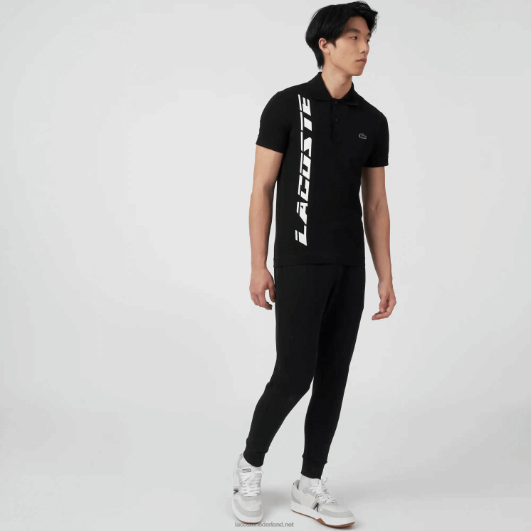 Lacoste Pique polo met normale pasvorm 0828H626 zwart 031 Heren