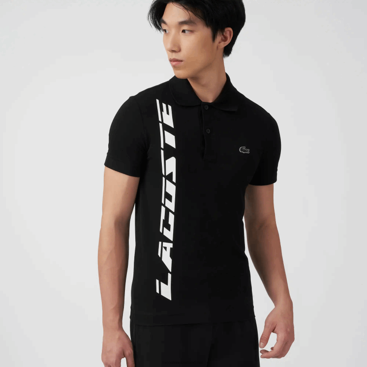 Lacoste Pique polo met normale pasvorm 0828H626 zwart 031 Heren