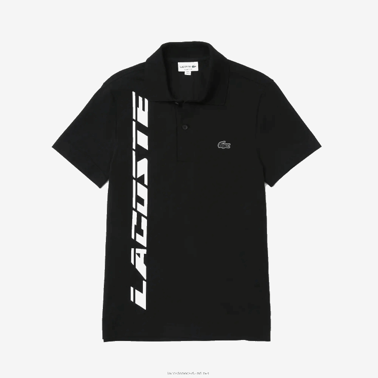Lacoste Pique polo met normale pasvorm 0828H626 zwart 031 Heren