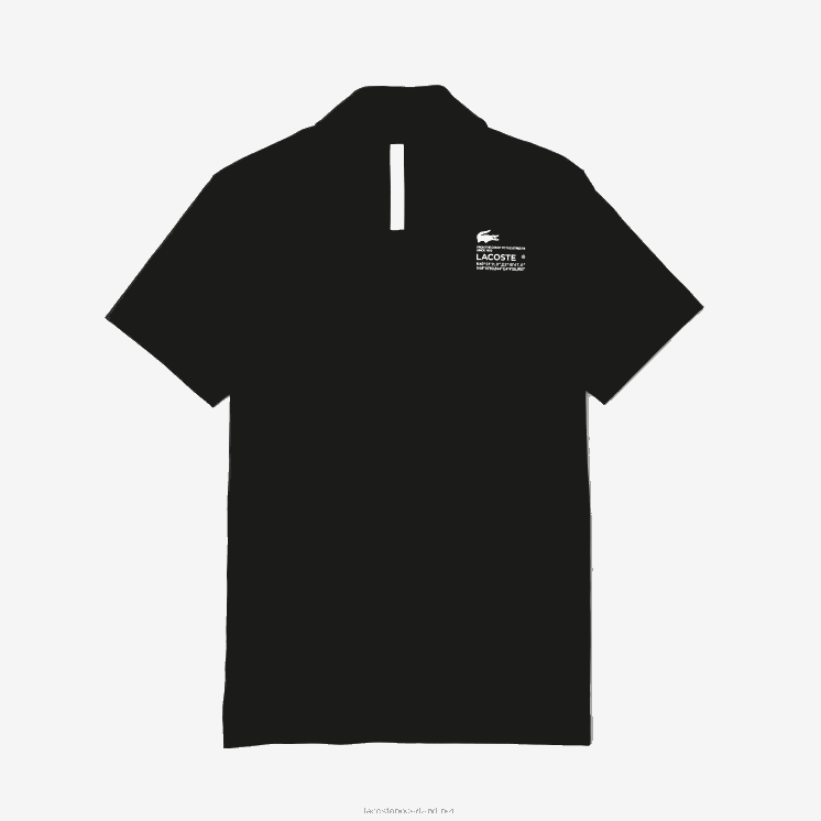 Lacoste Pique polo met normale pasvorm 0828H626 zwart 031 Heren