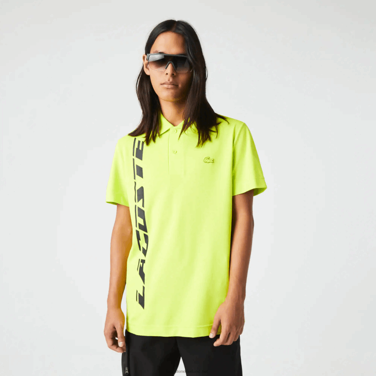 Lacoste Pique polo met normale pasvorm 0828H627 geel 90v Heren
