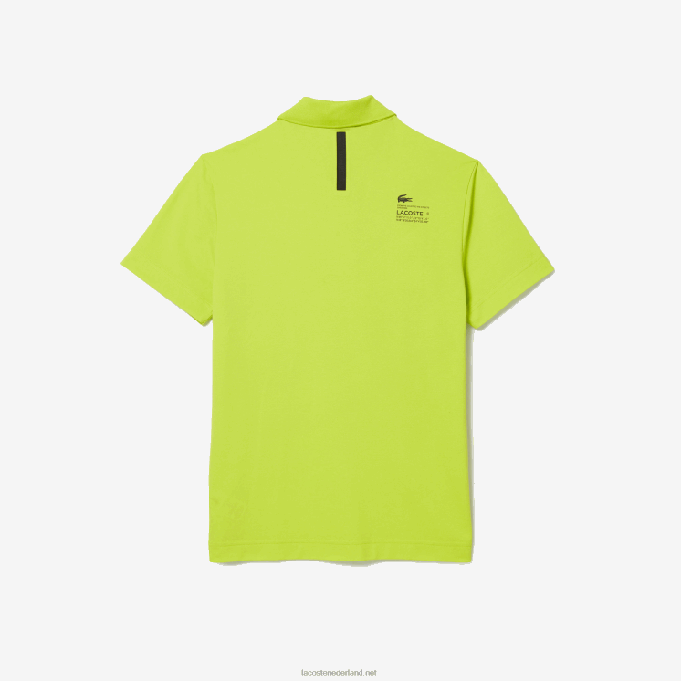 Lacoste Pique polo met normale pasvorm 0828H627 geel 90v Heren