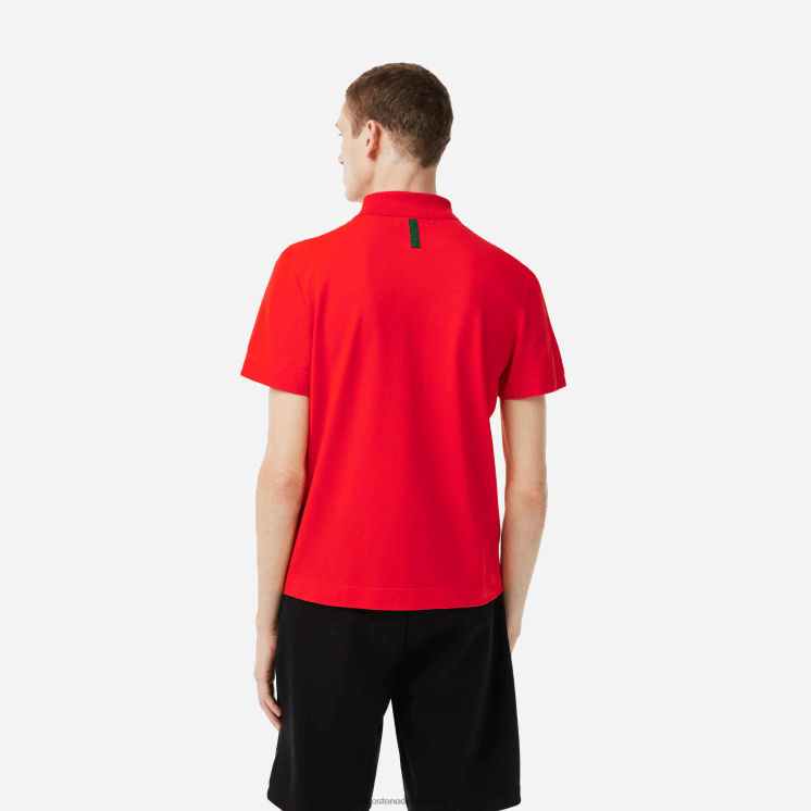 Lacoste actieve beweging ademend katoen piqué polo 0828H172 rode s5h Heren
