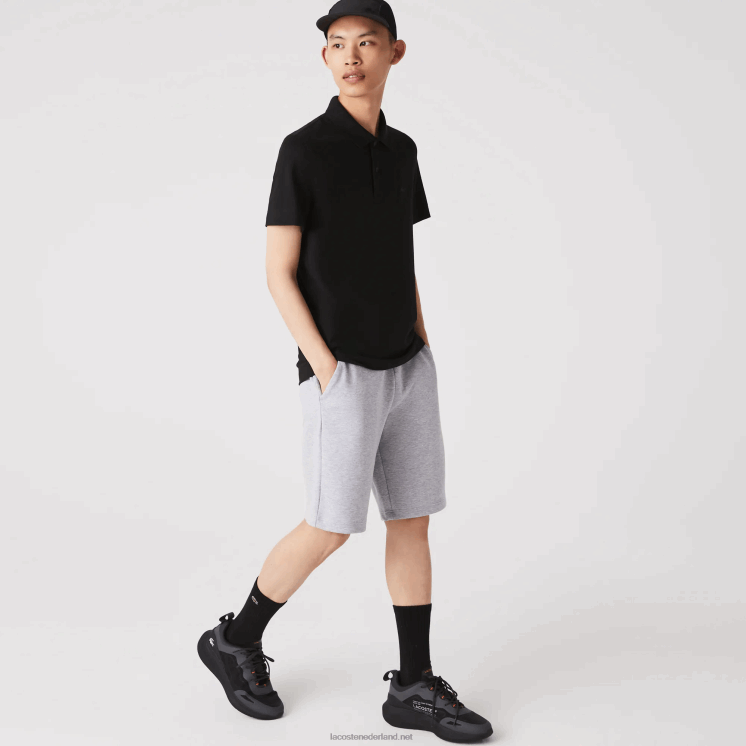 Lacoste actieve beweging ademend katoen piqué polo 0828H173 zwart 031 Heren