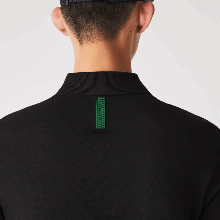 Lacoste actieve beweging ademend katoen piqué polo 0828H173 zwart 031 Heren