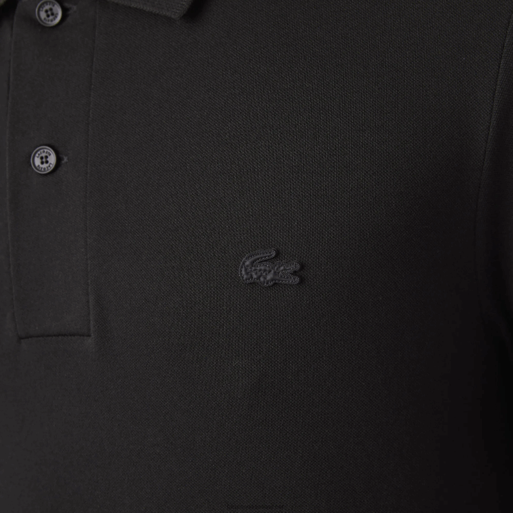 Lacoste actieve beweging ademend katoen piqué polo 0828H173 zwart 031 Heren