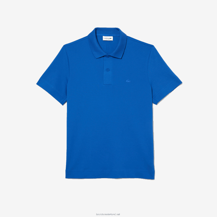 Lacoste actieve beweging ademend katoen piqué polo 0828H174 blauwe kxb Heren