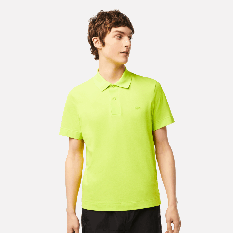 Lacoste actieve beweging ademend katoen piqué polo 0828H261 geel 90v Heren