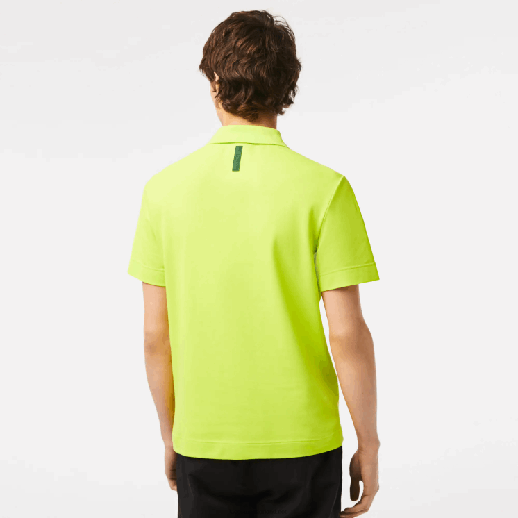 Lacoste actieve beweging ademend katoen piqué polo 0828H261 geel 90v Heren