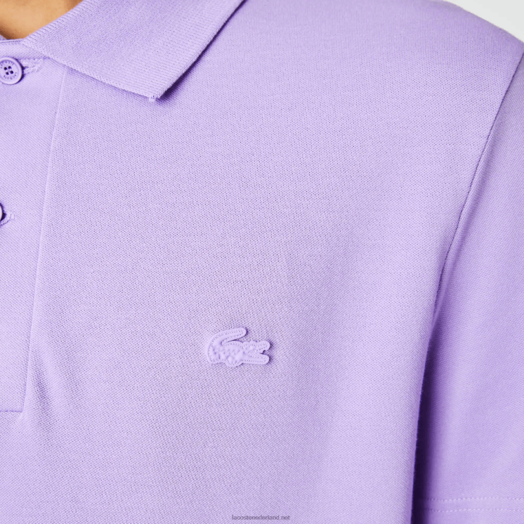 Lacoste actieve beweging ademend katoen piqué polo 0828H602 paarse gfu Heren