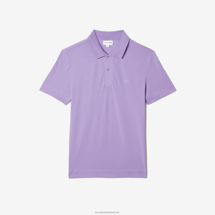 Lacoste actieve beweging ademend katoen piqué polo 0828H602 paarse gfu Heren