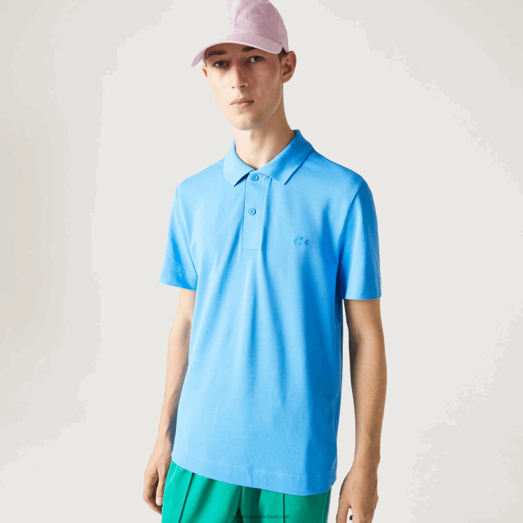 Lacoste actieve beweging ademend katoen piqué polo 0828H898 blauw 4xa Heren