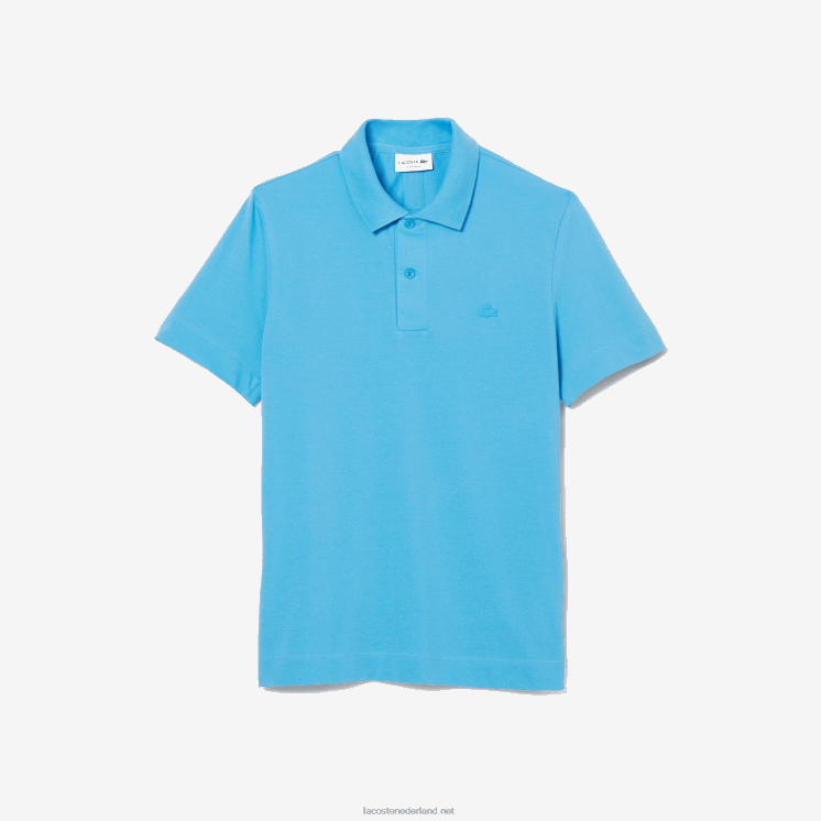 Lacoste actieve beweging ademend katoen piqué polo 0828H898 blauw 4xa Heren