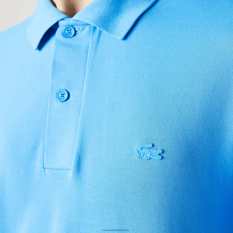 Lacoste actieve beweging ademend katoen piqué polo 0828H898 blauw 4xa Heren