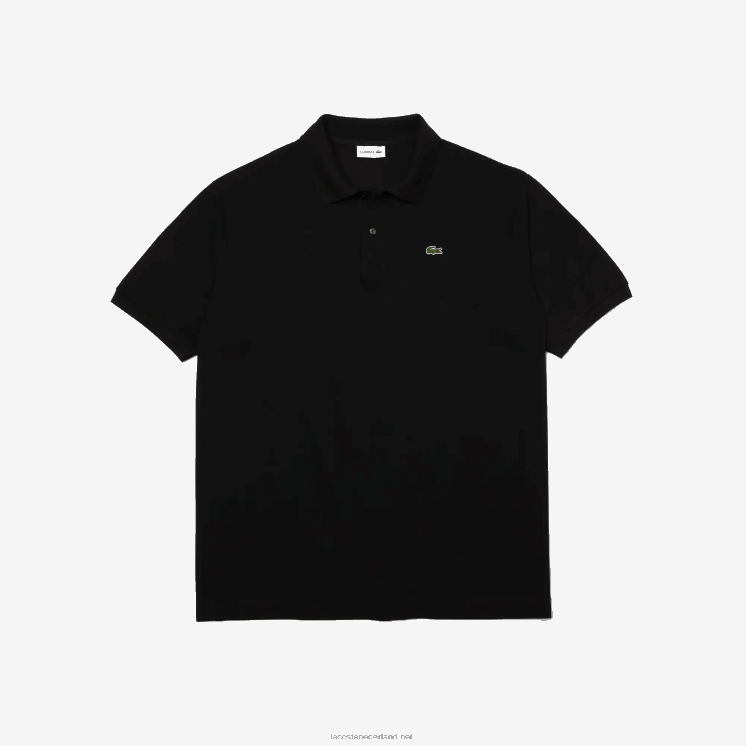 Lacoste katoenen petit piqué polo - grote maat - groot 0828H170 zwart 031 Heren