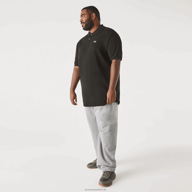 Lacoste katoenen petit piqué polo - grote maat - groot 0828H170 zwart 031 Heren