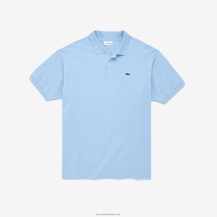 Lacoste katoenen petit piqué polo - grote maat - groot 0828H800 blauwe hbp Heren