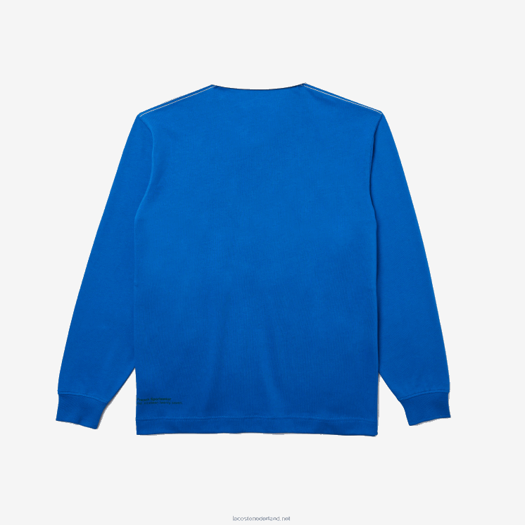 Lacoste losvallende rugbypolo met merknaam 0828H1688 blauw k1q Heren