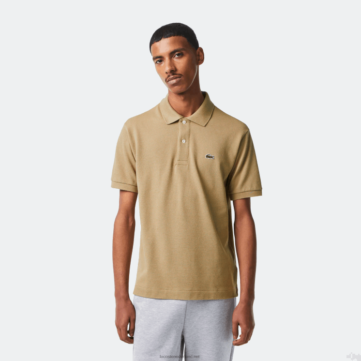 Lacoste originele l.12.12 polo 0828H150 beige cb8 Heren