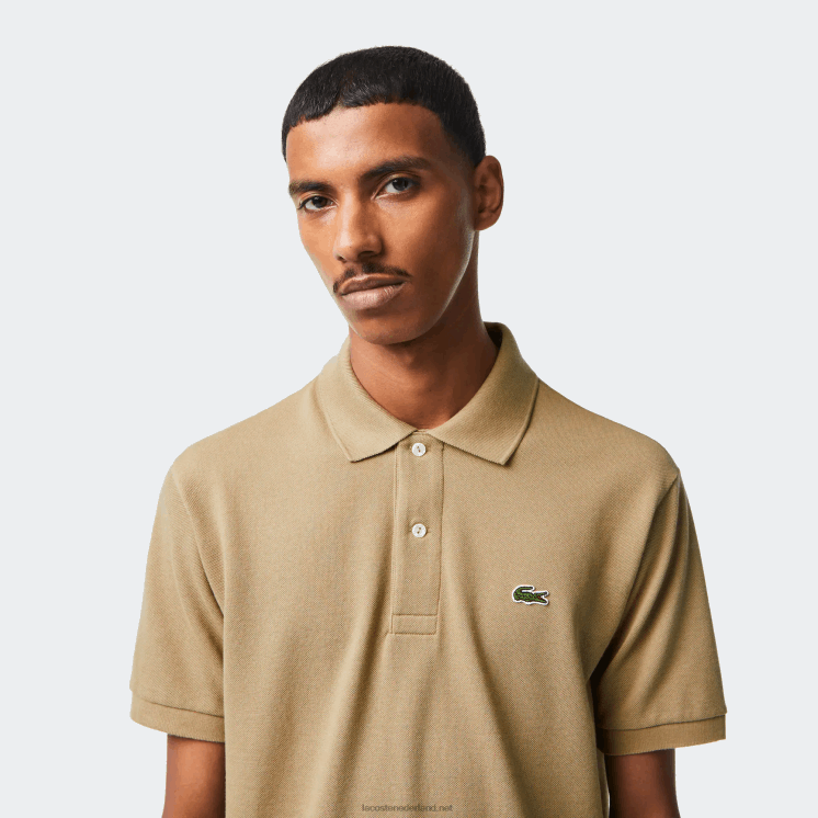 Lacoste originele l.12.12 polo 0828H150 beige cb8 Heren
