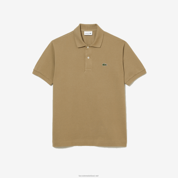 Lacoste originele l.12.12 polo 0828H150 beige cb8 Heren