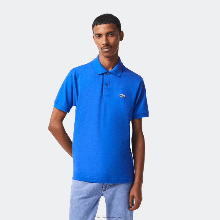 Lacoste originele l.12.12 polo 0828H191 blauwe kxb Heren