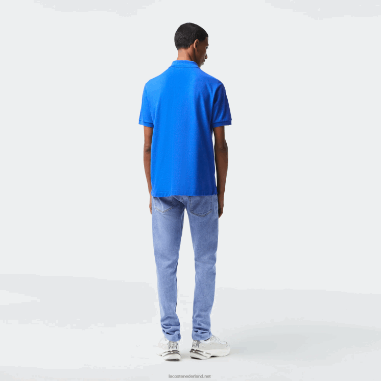 Lacoste originele l.12.12 polo 0828H191 blauwe kxb Heren