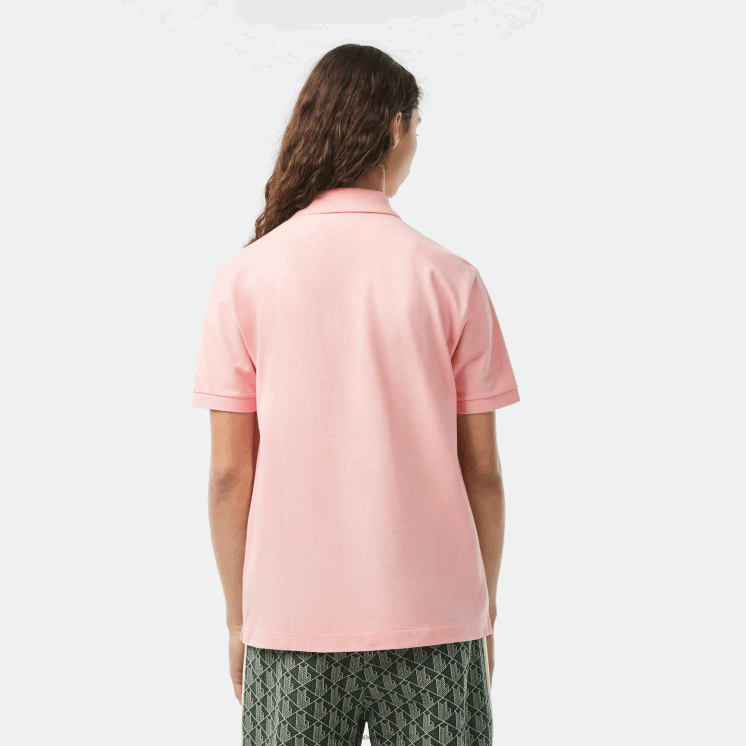 Lacoste originele l.12.12 polo 0828H195 roze kf9 Heren