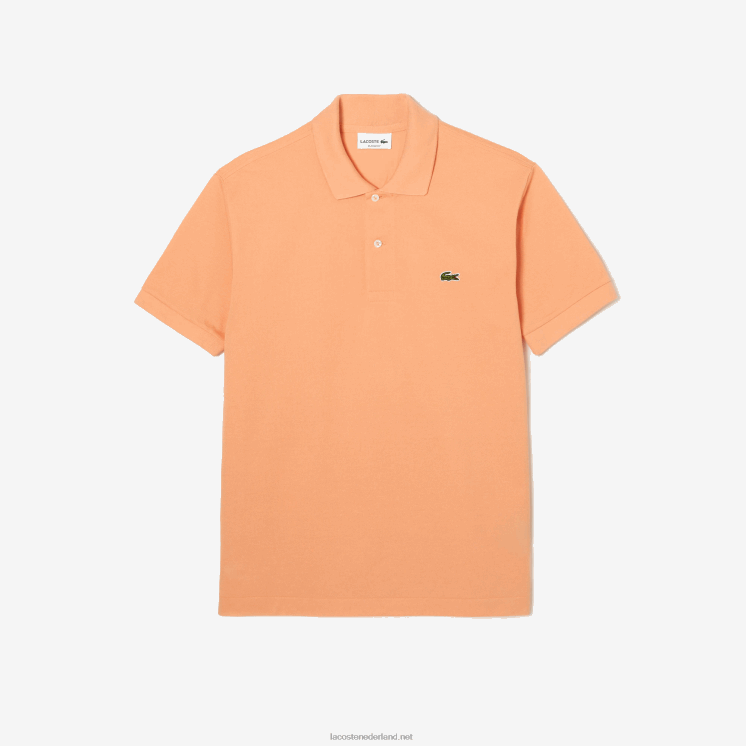 Lacoste originele l.12.12 polo 0828H196 lichtoranje heb Heren