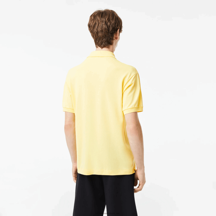 Lacoste originele l.12.12 polo 0828H241 geel 107 Heren