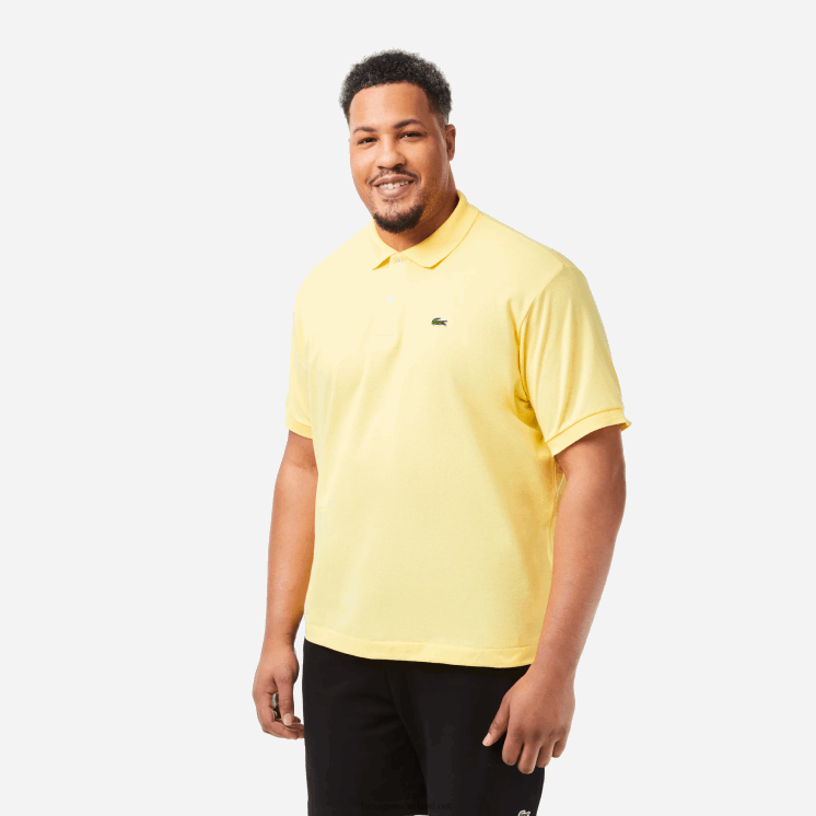 Lacoste originele l.12.12 polo 0828H241 geel 107 Heren